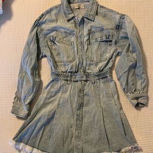 BRAND NEW FREE PEOPLE DENIM DRESS